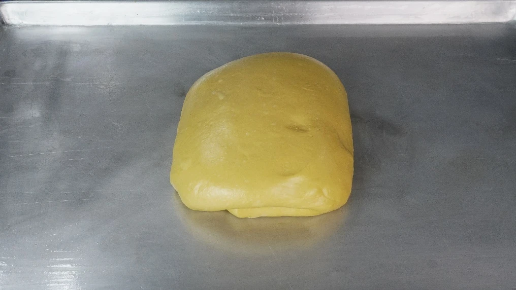 Masa base acondicionada para continuar el proceso